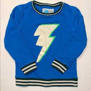 Mini Boden Lightning Bolt Sweatshirt
